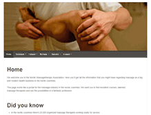 Tablet Screenshot of nordicmassage.org
